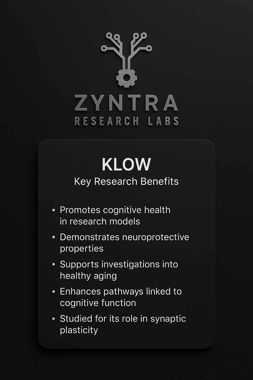 KLOW - 80mg - Zyntra Research Labs